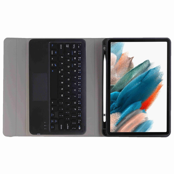 Чохол + клавіатура Samsung Galaxy Tab A8 10.5 X200 / X205, чорний