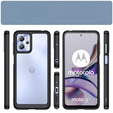 Чехол до Motorola Moto G13 / G23, Fusion Hybrid, прозрачный / черный