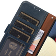 Чехол Wallet до Motorola Moto E20/E40, KHAZNEH, Dual Color, Blue / Brown