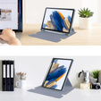 Чохол клавіатура для Samsung Galaxy Tab A9+, Rotary 360° Leather, фіолетовий
