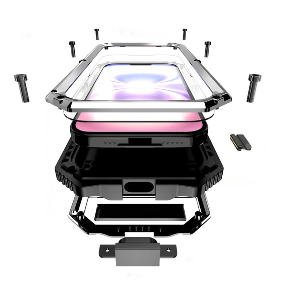 Бронированный чехол с подставкой R-JUST для iPhone 17