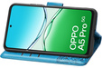 Откидной чехол для Oppo A5 Pro 5G, Butterfly, синий
