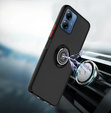 Чохол для Motorola Moto E14, Frosted Ring, чорний