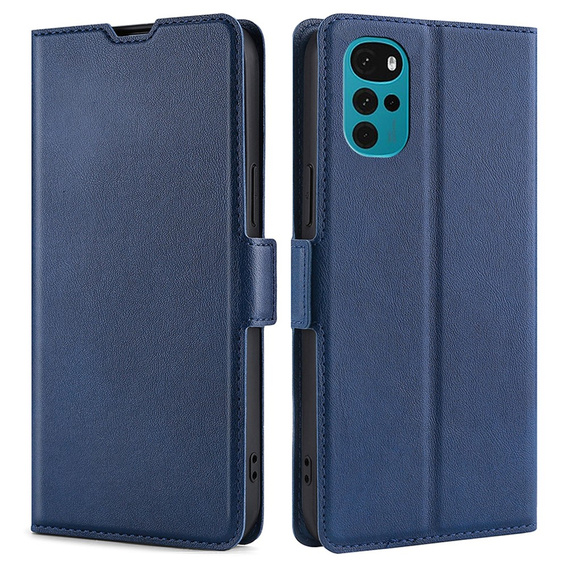 Чохол-книжка для Motorola Moto G22, Magnetic Clasp, темно-синій 