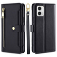 Чохол-книжка для Motorola Moto G73 5G, Wallet Zipper Pocket, чорний