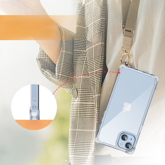 Чехол для iPhone 13, ERBORD CornerShield, прозрачный
