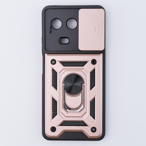 Чехол NOX Camera Slide Realme 11 5G, CamShield Slide, розовый rose gold