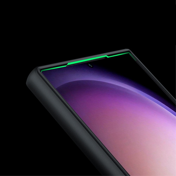 Чохол для Samsung Galaxy S24 Ultra, Fusion Hybrid, із захистом камери, прозорий / чорний