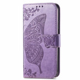 Откидной чехол для Xiaomi Poco F7, Butterfly, фиолетовый