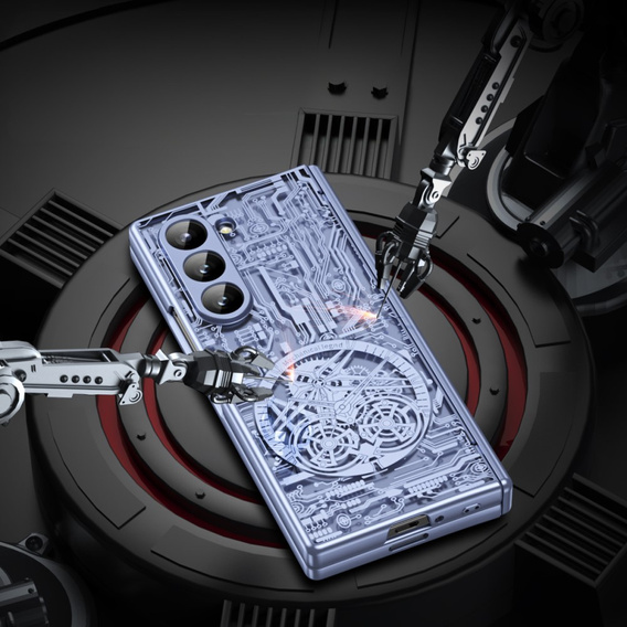 Чехол для Samsung Galaxy Z Fold6 5G, Mechanical Legend, синий