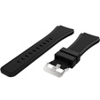 Силиконовый ремешок Twill Texture 22mm, Black