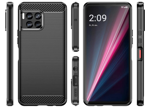 Чехол до T Phone 2 Pro 5G, Carbon, чёрный