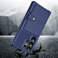 Чехол для Samsung Galaxy S24 Ultra Card Holder Kickstand, Card Holder Kickstand, синий