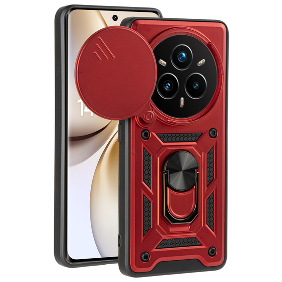 Чехол NOX Camera Slide Realme 14 Pro 5G, CamShield Slide, красный