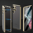 Чохол для Samsung Galaxy S22 Ultra, Magnetic Dual Glass, золотий