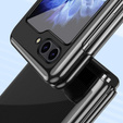 Чехол для Samsung Galaxy Z Flip7 FE / Z Flip6, PC Case, прозрачный / черный