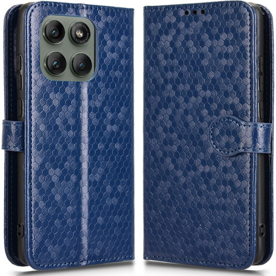 Чохол-фліп для Motorola Edge 60 Pro, Wallet Rhombus, м'яти