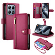 Чохол-книжка для Xiaomi 14T Pro, Wallet Zipper Pocket, червоний