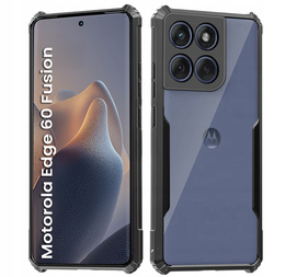 Чехол до Motorola Edge 60 / 60 Fusion, AntiDrop Hybrid, чёрный