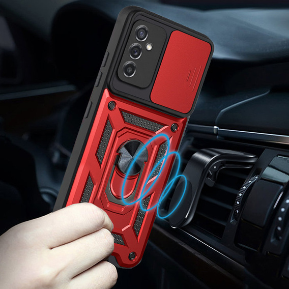 Чохол NOX Camera Slide Samsung Galaxy M52 5G, CamShield Slide, червоний