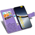 Чохол-книжка для Xiaomi Poco F7, Butterfly, фіолетовий