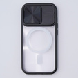 Чoхол до iPhone 15 Pro, Slide Camera Magsafe, чорний