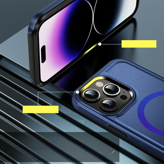 Чохол MagGuard для iPhone 15 Pro Max, MagSafe, м'яти