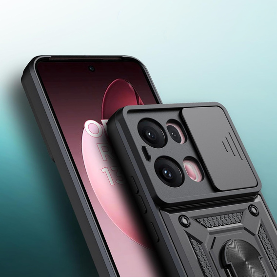 Чохол NOX Camera Slide Oppo Reno 13 Pro, CamShield Slide, чорний