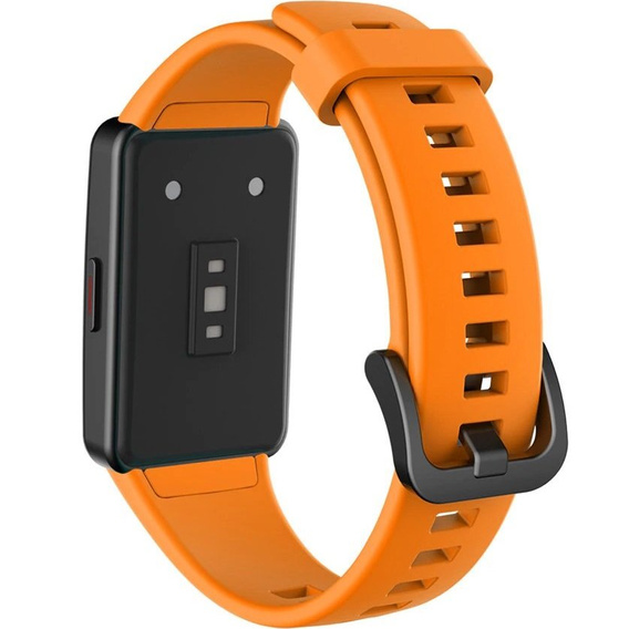 Силиконовый ремешок для Huawei Band 6 / Honor Band 6, Orange