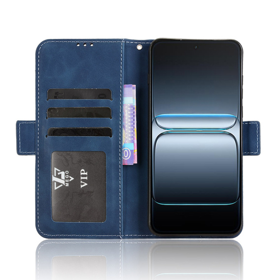 Футляр з клапаном для OnePlus Nord 5, Card Slot, темно-синій
