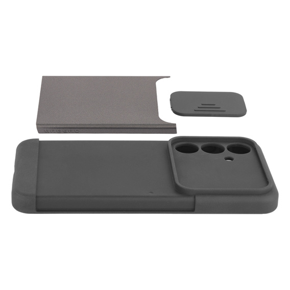 Чoхол до Samsung Galaxy S24, ERBORD CamProtect Slide Camera, сірий gunmetal
