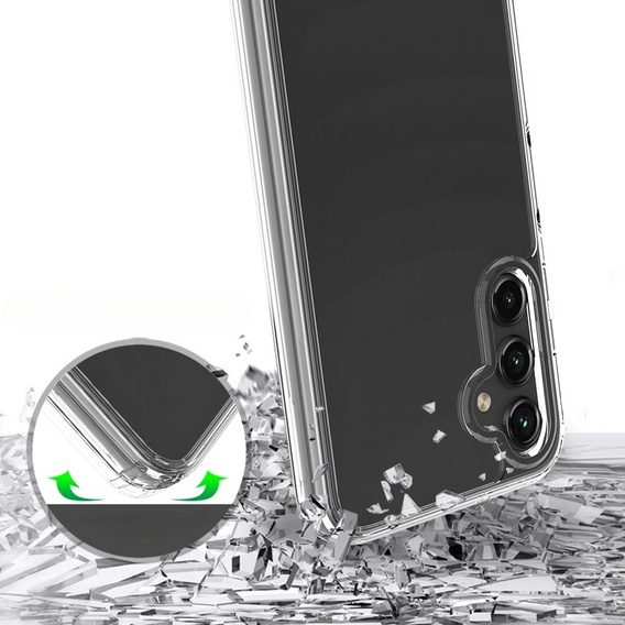 Чехол до Samsung Galaxy A14 5G, Fusion Hybrid, прозрачный