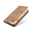 Чохол-сумка для Samsung Galaxy S21 FE, Leather Wallet Case, коричневий