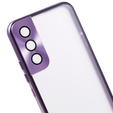 Чoхол до Samsung Galaxy S21, Magnetic Dual Glass, фіолетовий