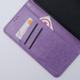 Откидной чехол для Motorola Moto G54 5G, Butterfly, фиолетовый