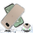 Чoхол Shockproof до Google Pixel 8A, із захисним екраном, прозорий