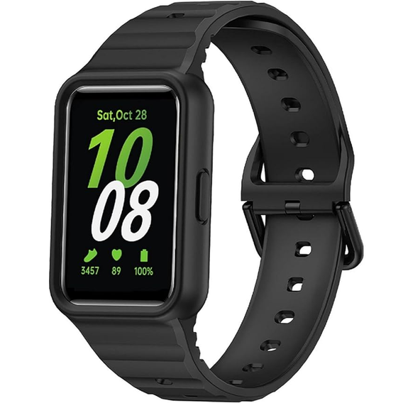 Силиконовый ремешок с чехлом для Samsung Galaxy Fit 3