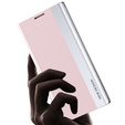 Откидной чехол для Xiaomi Redmi 12C, Side Magnetic, розовый