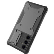 Чохол для Samsung Galaxy A55, ERBORD Rugged Case, чорний (Дві рамки)