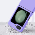 Силиконовый чехол для Samsung Galaxy Z Flip5 5G, фиолетовый