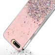 Чoхол до Huawei Y6 2018 / Honor 7A, Glittery, рожевий