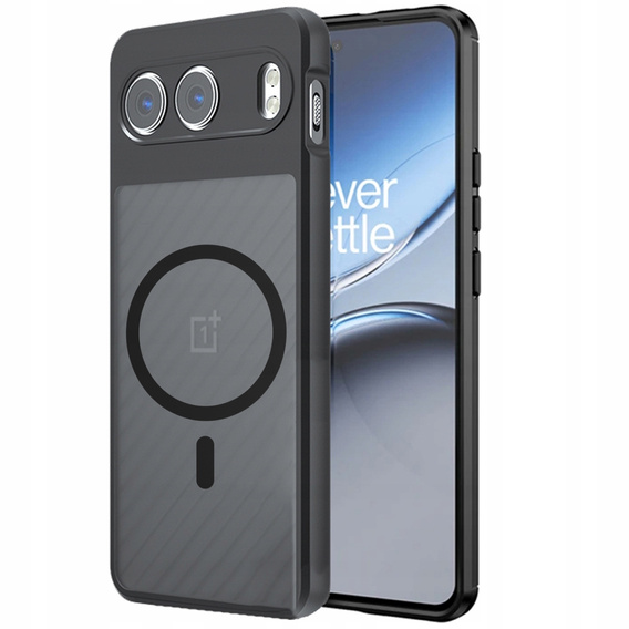 Чохол для OnePlus Nord 4, для MagSafe, ERBORD Matt Case, чорний + захисне скло