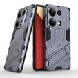 Чохол для Xiaomi Redmi Note 13 Pro 4G / Xiaomi Redmi Note 14S / Xiaomi Poco M6 Pro 4G, Military kickstand, темно-синій