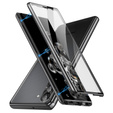 Чохол для Samsung Galaxy S23 Plus, Magnetic Dual Glass, чорний