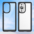 Чехол до Huawei Nova 11 Pro, Fusion Hybrid, прозрачный / черный