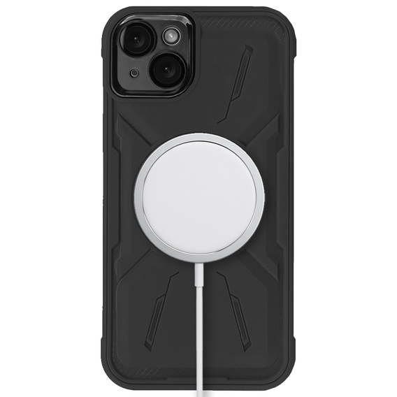 Чехол для iPhone 15, ERBORD Armor Mag, чёрный