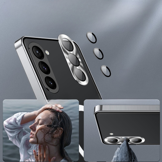 Защитный чехол для камеры Samsung Galaxy S23 Plus, CamShield MagSafe, прозрачный / серебряный