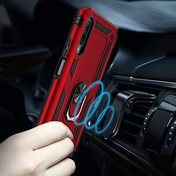 Броньований Чoхол до Huawei P Smart Pro, Nox Case Ring, червоний