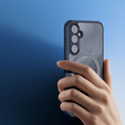 Чохол DuxDucis для Samsung Galaxy S23 FE, Aimo Case, для MagSafe, прозорий / чорний