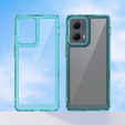 Чoхол до Motorola Edge 50 Fusion 5G, Fusion Hybrid, прозорий / синій